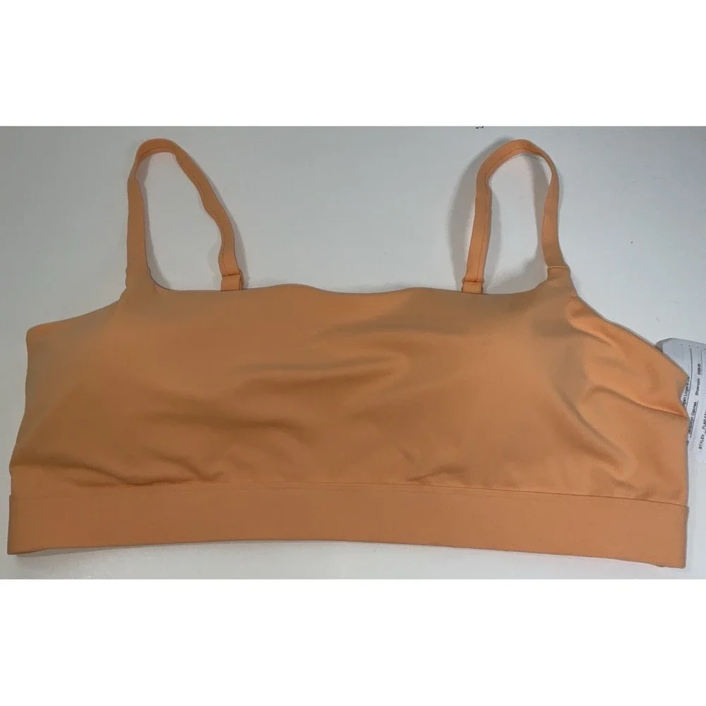 NWT Women's Fabletics Essential Low Impact Sports Bra - Melon‎ Sorbet - Plus 3X